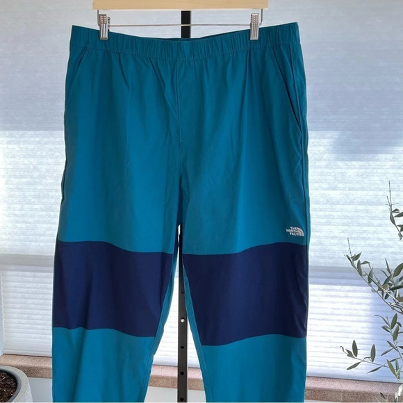 The North Face Men’s Colorblock Class V Pants Teal Blue Summit Navy XL NWT - Picture 2 of 6